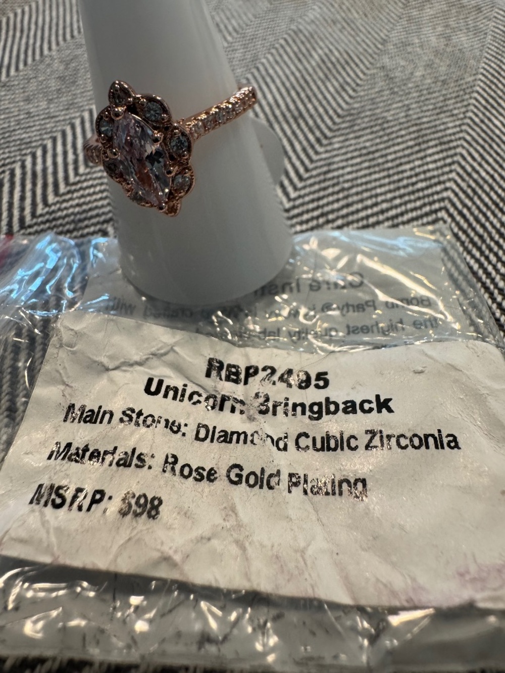 Unicorn Bringback  Ring by BP - Size 10. -  RBP2495
